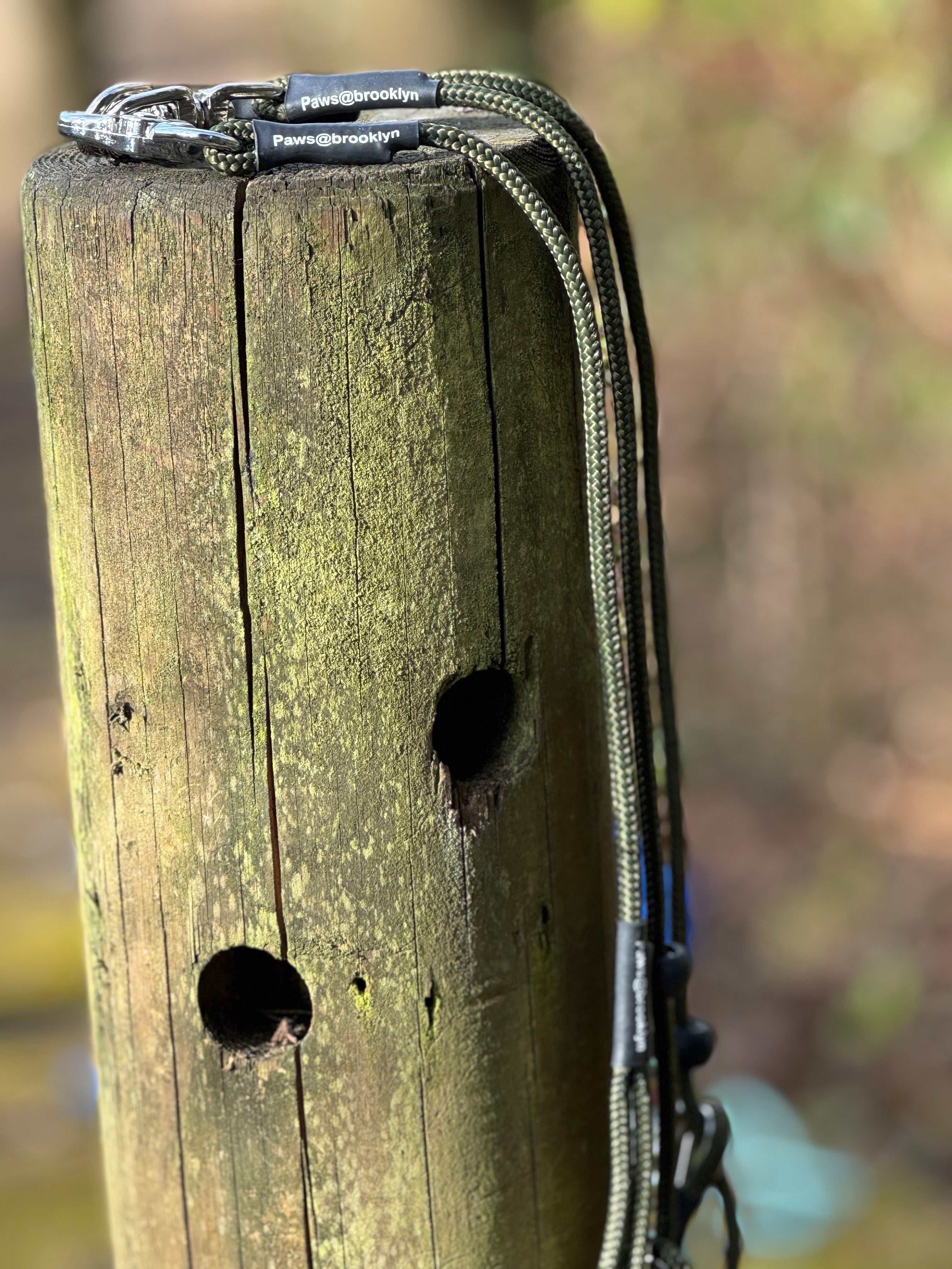 Paws@brooklyn Darklass Double Swivel Lead