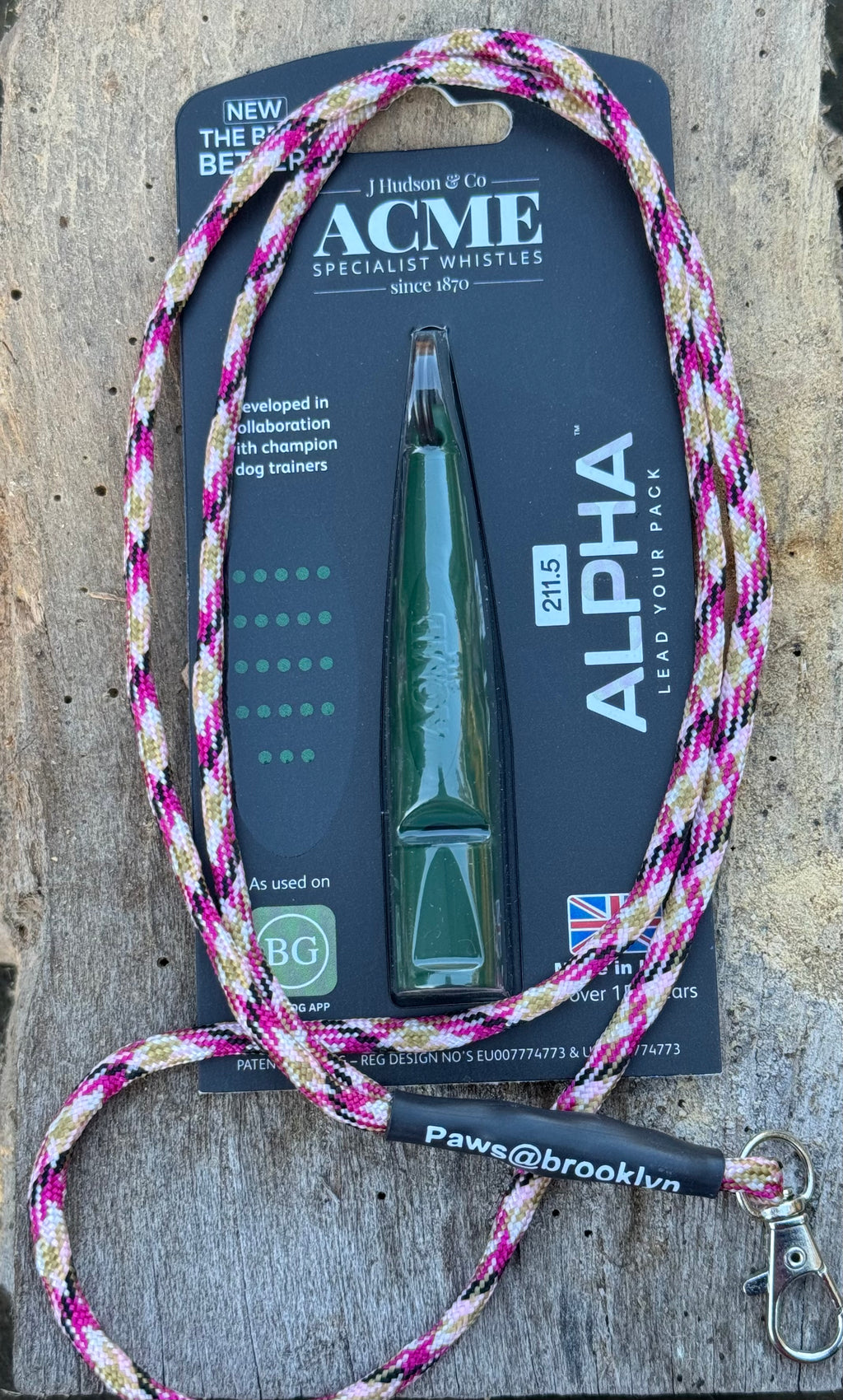 Paws@brooklyn Lanyard and Alpha Whistle Sets