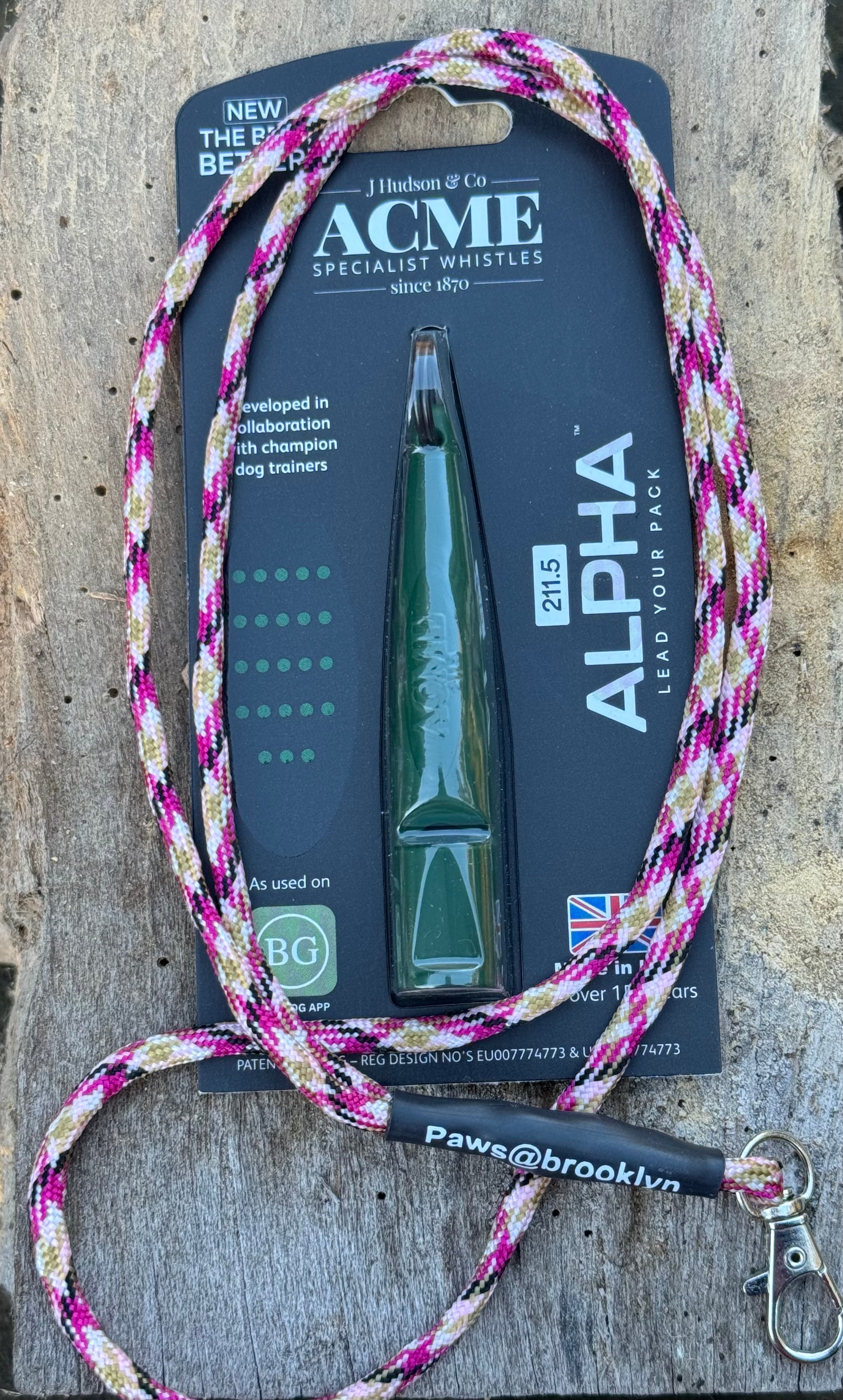 Paws@brooklyn Lanyard and Alpha Whistle Sets