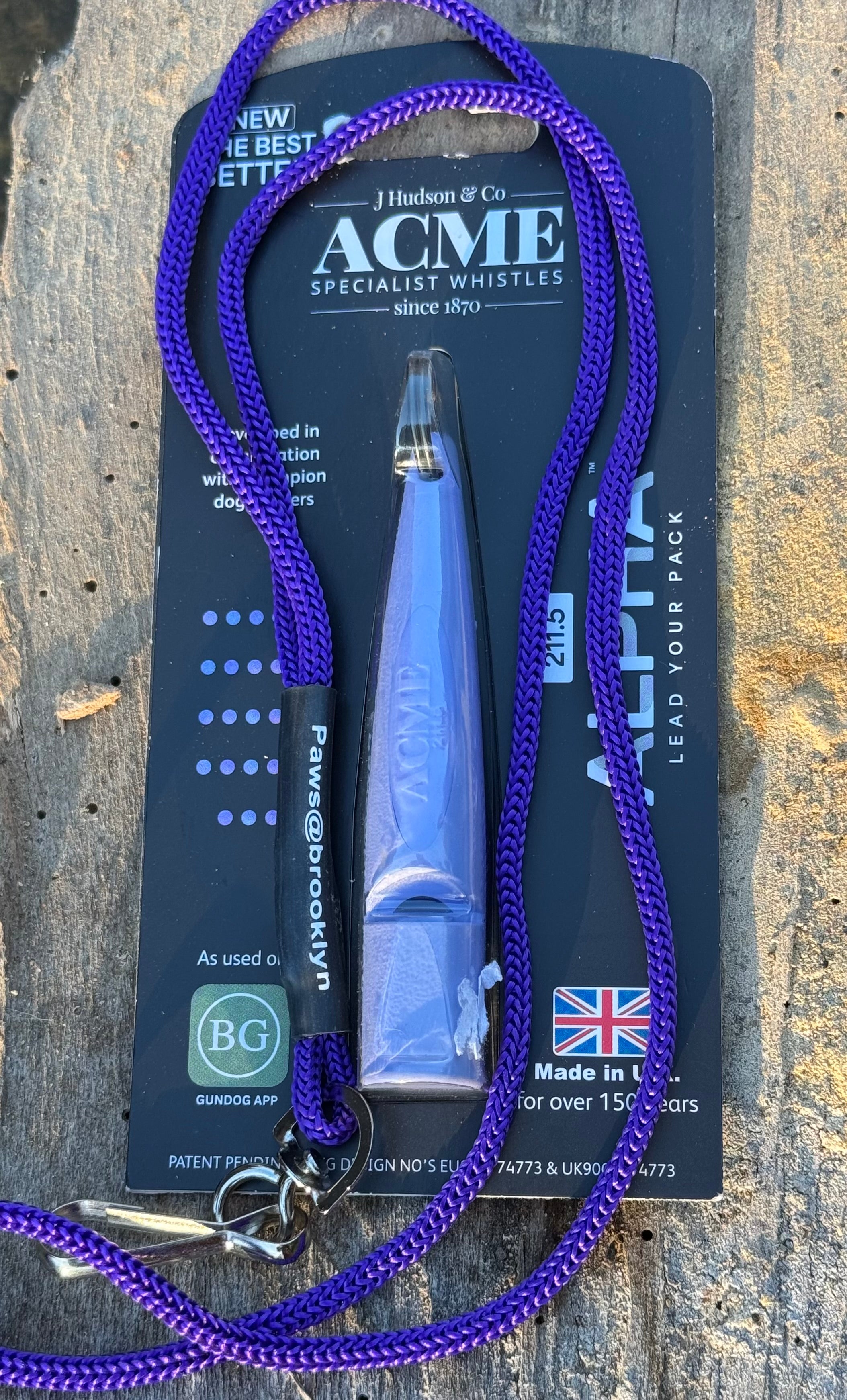 Paws@brooklyn Lanyard and Alpha Whistle Sets