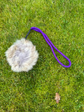 Synthetic Fur Balls with Throwing Handle