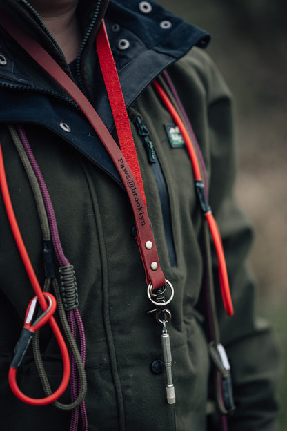 Paws@brooklyn Leather Lanyards