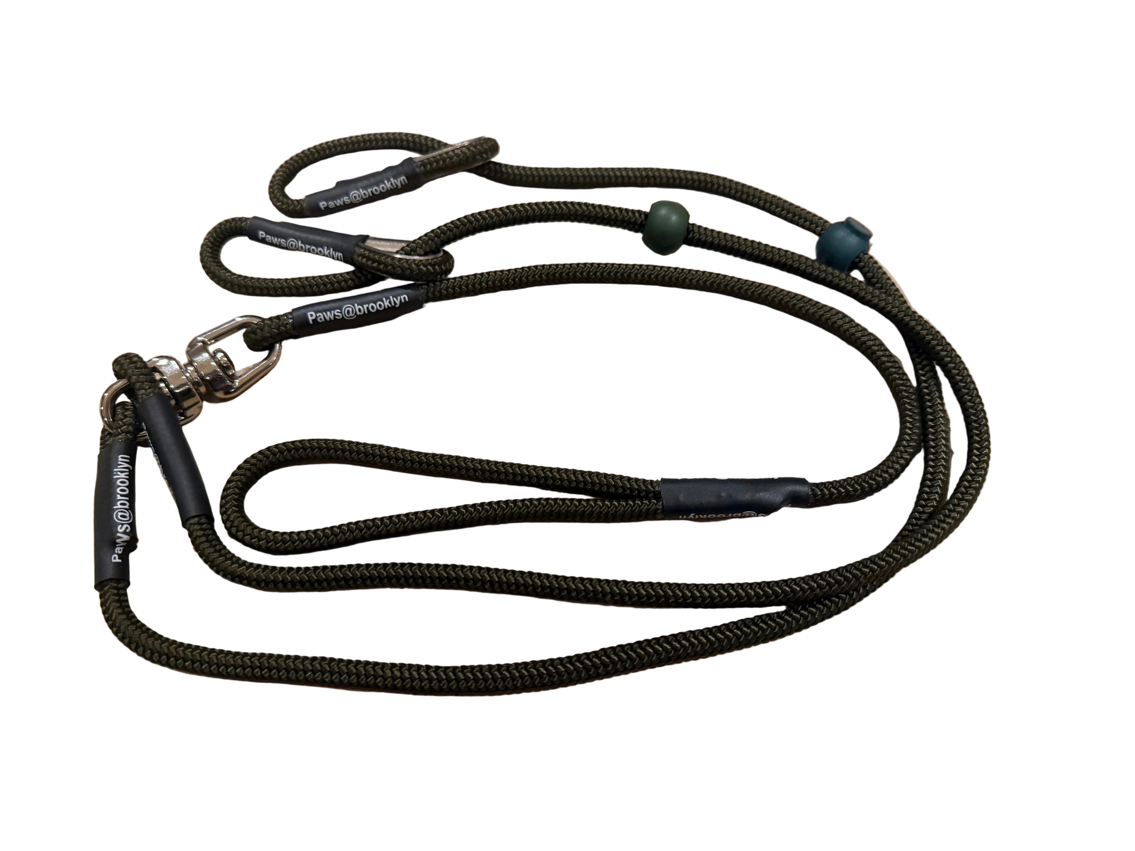 Pawsbrooklyn Double Slip Collar Swivel Lead