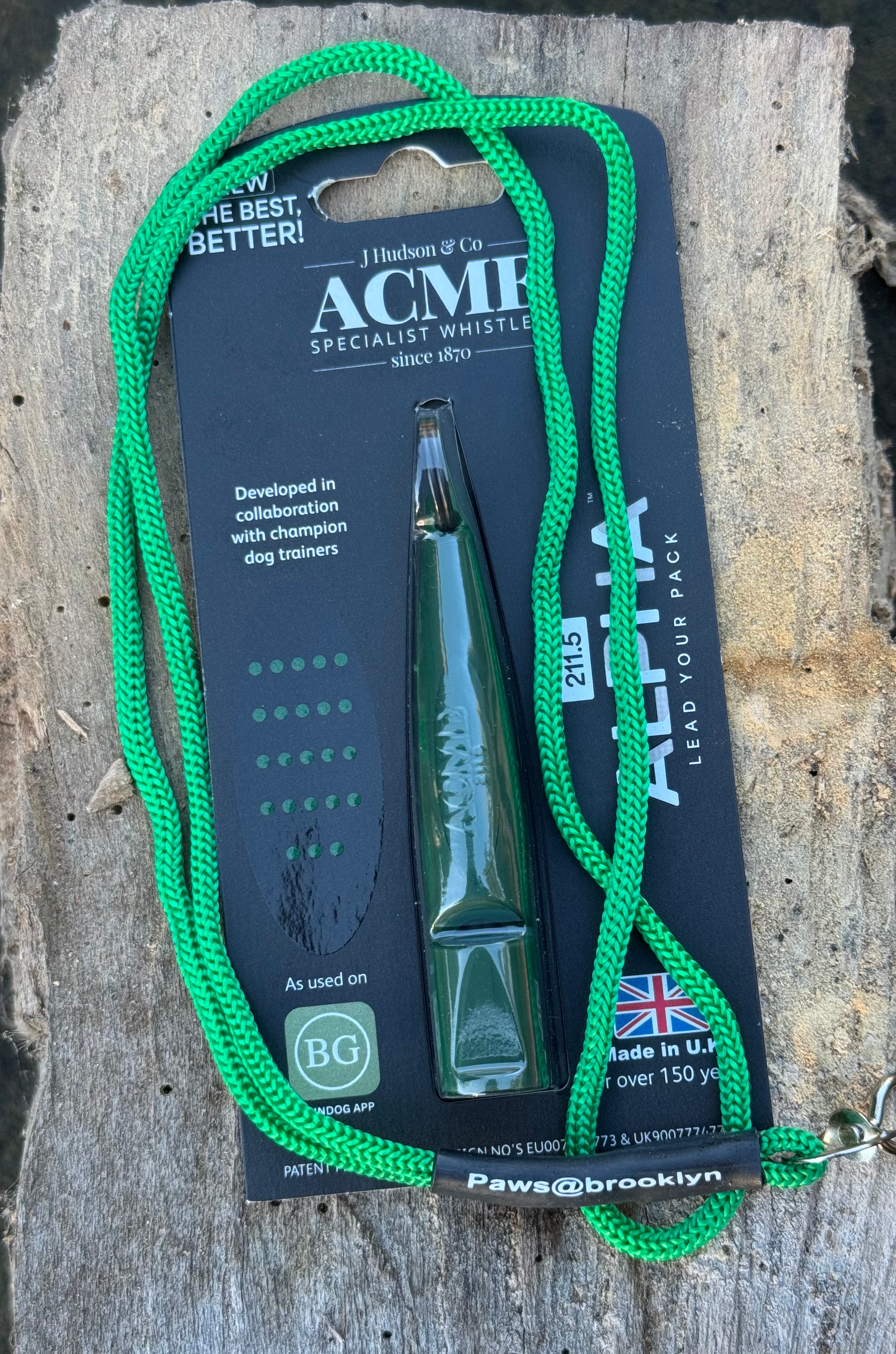 Paws@brooklyn Lanyard and Alpha Whistle Sets