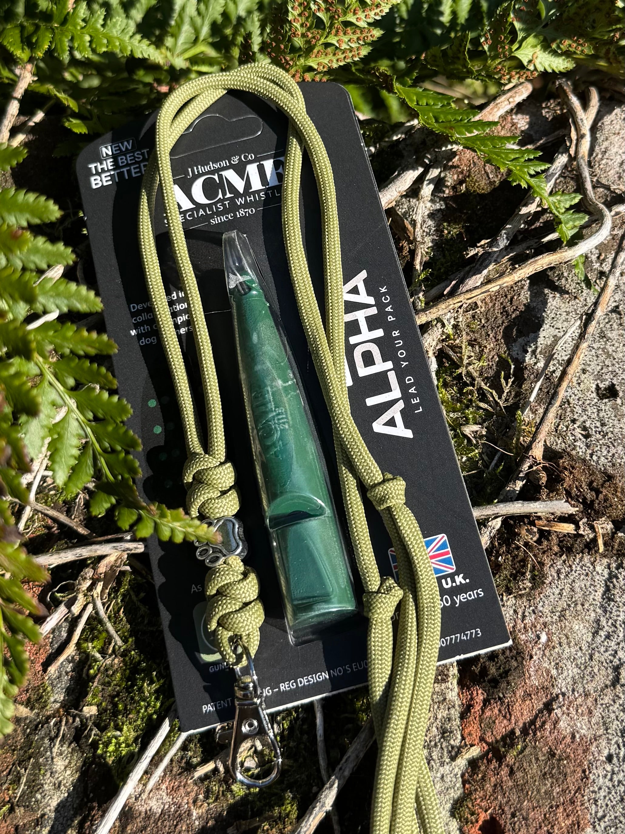 Paws@brooklyn Silver Paw Lanyard with Alpha Whistle