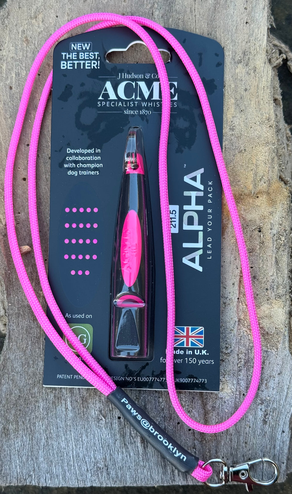 Paws@brooklyn Lanyard and Alpha Whistle Sets