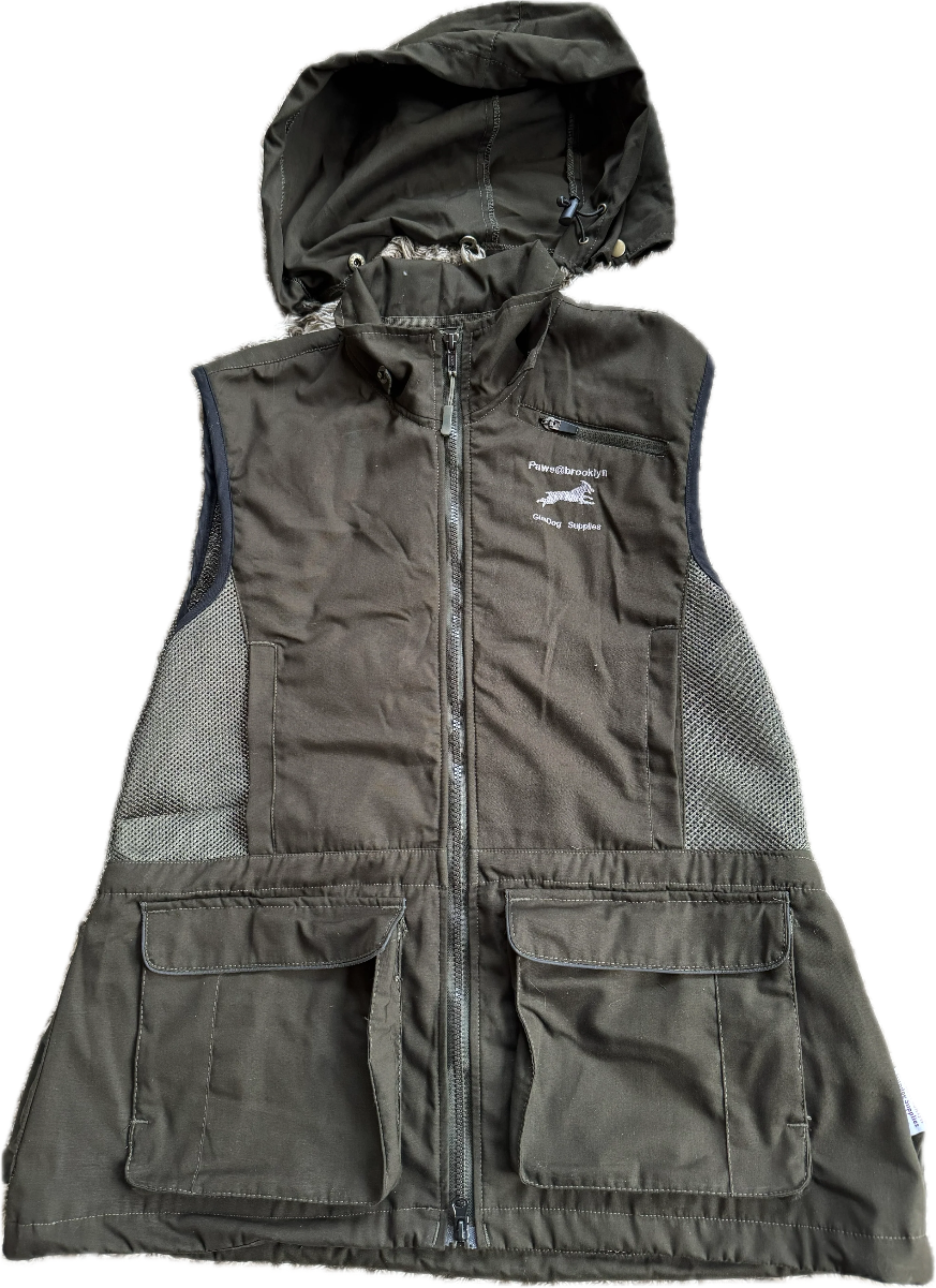 Paws@brooklyn Training Vest with detachable hood