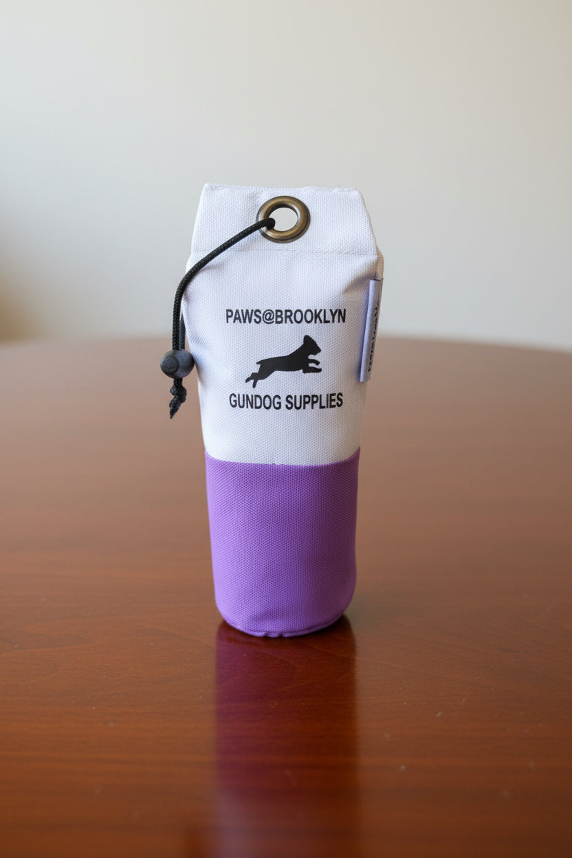 Paws@Brooklyn Gundog Supplies Purple/White training dummy