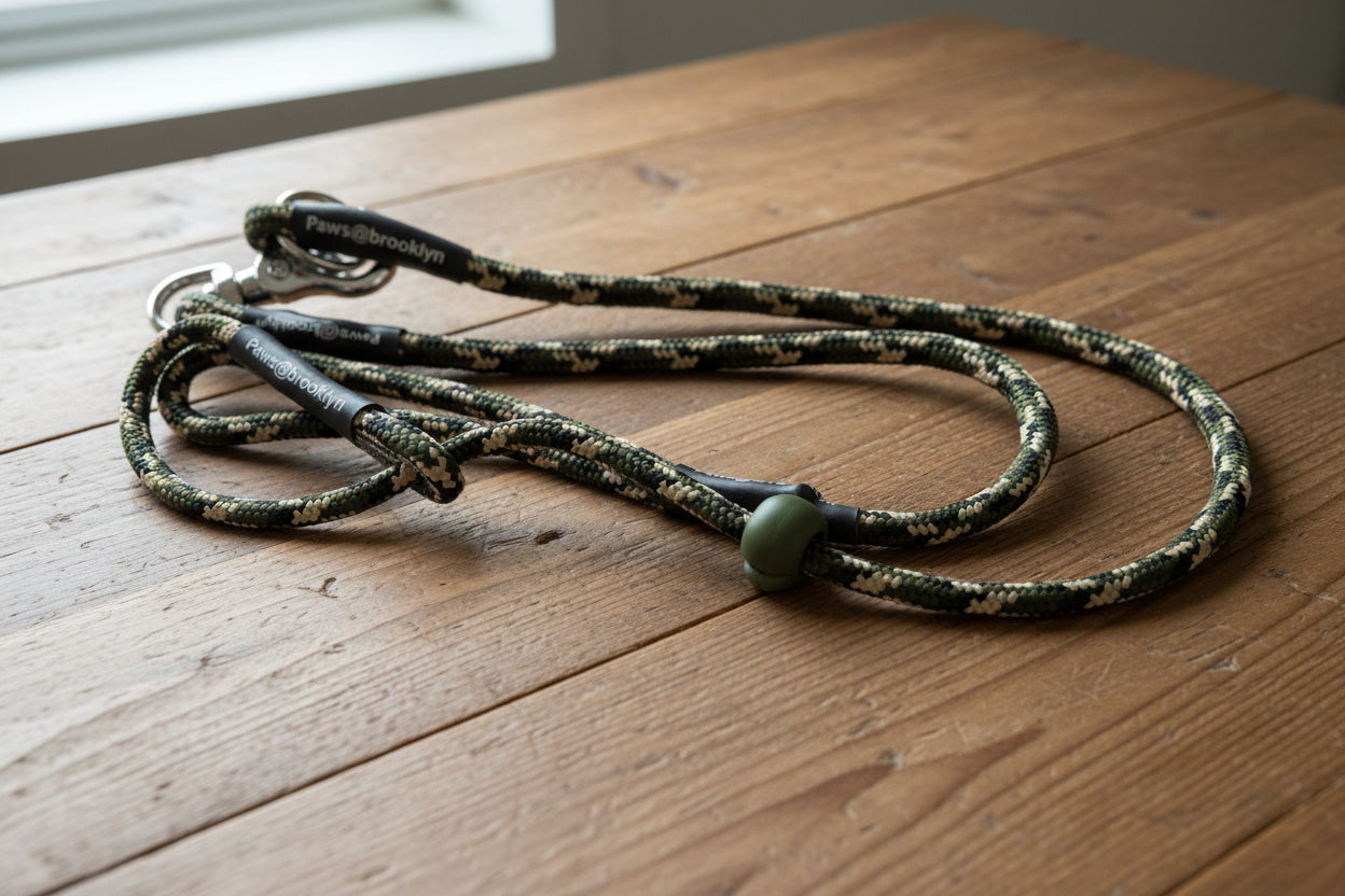 Paws@Brooklyn Heeling Lead with Slip Collar