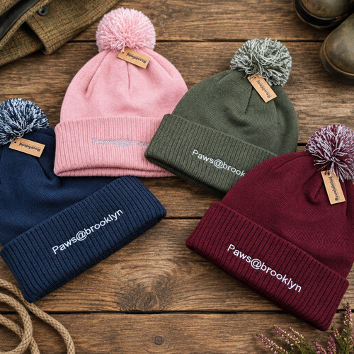 Paws@Brooklyn Beanie and Bobble Hat
