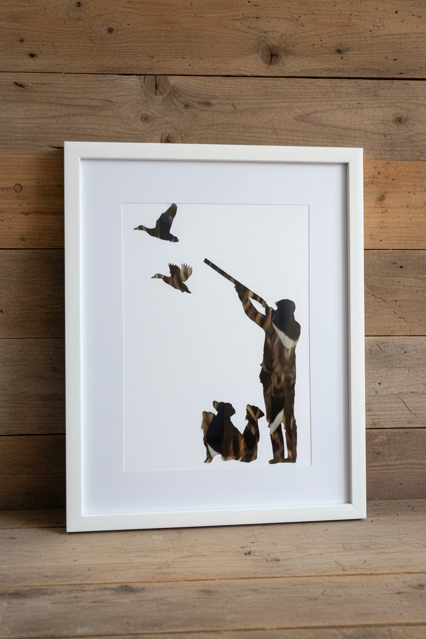 Framed and Feather