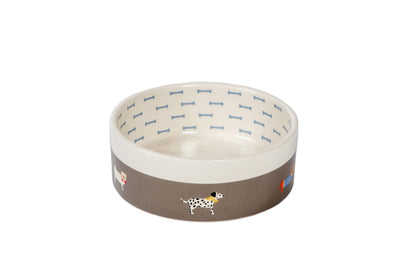 Fatface Marching Dogs food bowl