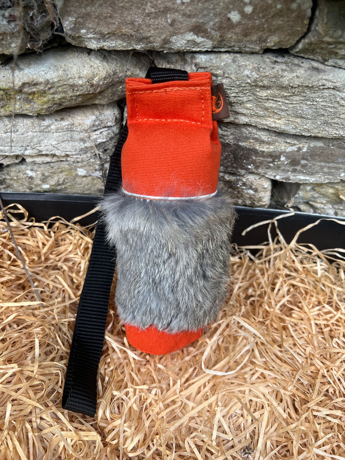 Firedog Dummy with Rabbit Fur