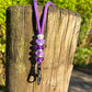 Beautiful beaded adjustable lanyards with or without Acme Whistle