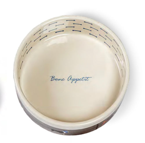 Fatface Marching Dogs Food Bowl